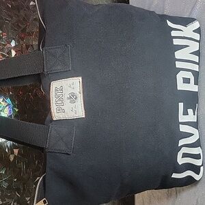 Y2K Vintage VS Pink Love Pink 86' XL Tote Weekender Bag Purse